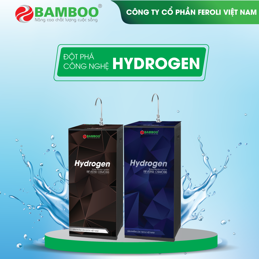 Máy lọc nước RO Bamboo Hydrogen 