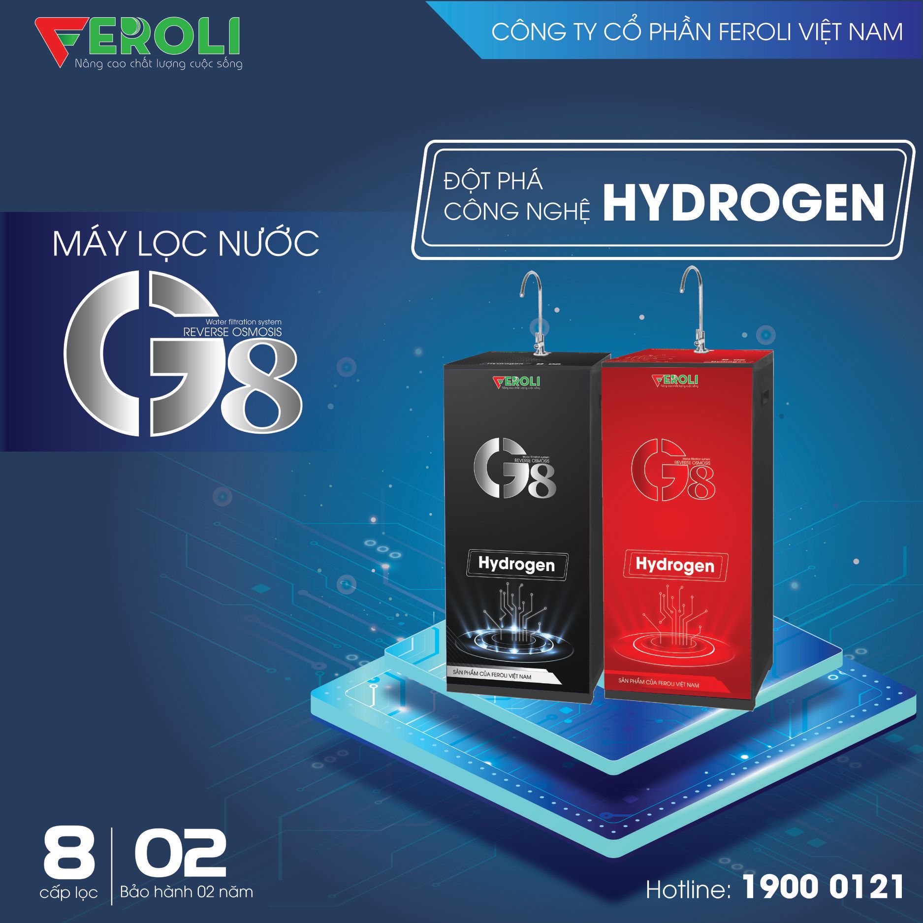 máy lọc nước G8 Hydrogen