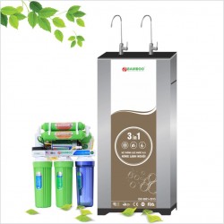 Máy lọc nước R.O Bamboo 2 vòi 3 chế độ (Nóng, lạnh, nguội) 9 cấp 
